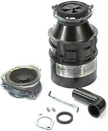 Compatible with Whirlpool GC1000XE 1/3 hp in Sink Disposer, Black