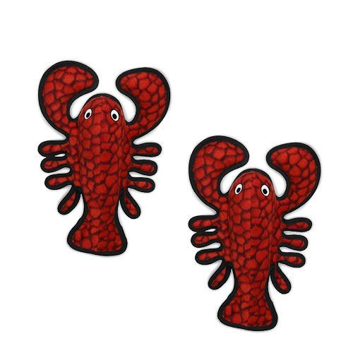 TUFFY® 5 Pack Jr Lobster, 3Way Tug, Pig & Giraffe Durable Plush Dog Toys