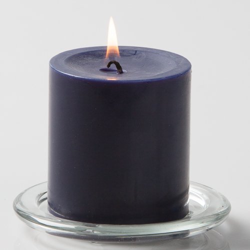Richland 3" X 3" Hand Poured Lavender Pillar Candle Set of 48