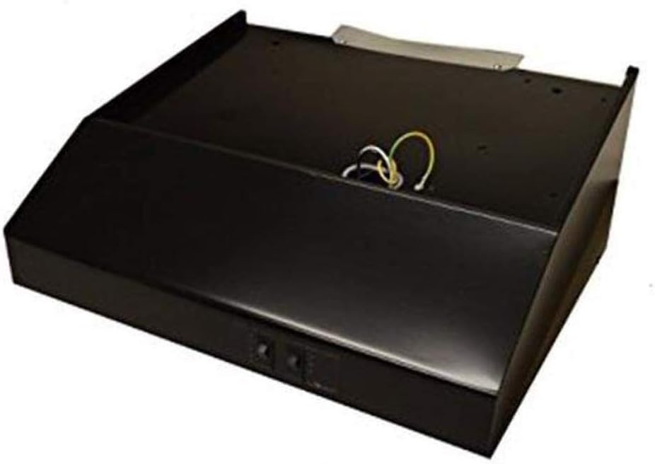 Heng's (R0423500-C1) Black 12 Volt Range Hood with Fan and Light