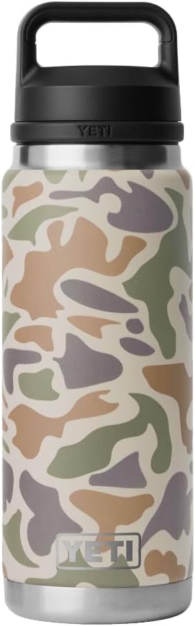 YETI Rambler 26 oz Bottle Chug Cap, Tan Camo Collection