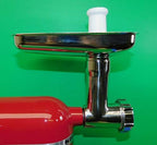 The Original Heavy duty Smokehouse Chef All-Stainless Steel meat grinder attachment. Fits Kitchen mixers