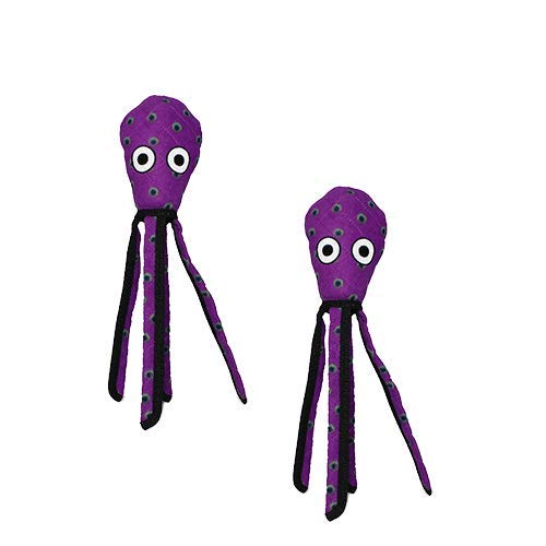TUFFY® 2 Pack Octopus Ultra Durable Plush Dog Toy