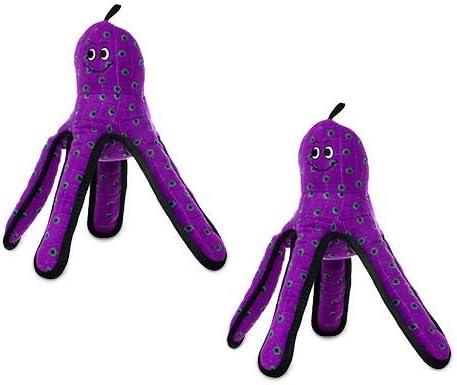 TUFFY® 2 Pack Octopus Ultra Durable Plush Dog Toy