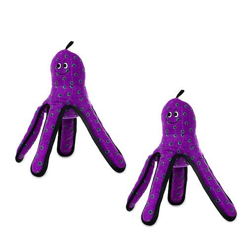 TUFFY® 2 Pack Octopus Ultra Durable Plush Dog Toy