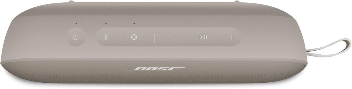 Bose SoundLink Flex Bluetooth Speaker (2nd Gen) Bundle with Fast Charger - Portable Outdoor Speaker with Hi-Fi Audio, Waterproof and Dustproof, USB-C, Up to 12 Hours Battery Life, (Sandstone)
