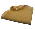 12'x20' Beige Tan Mesh Super Heavy Duty Mesh Tarp Net Sail Sun Shade Awning and Fence Screen Patio and Canopy Cover (Finished Size 11'.6 x 19'.6)