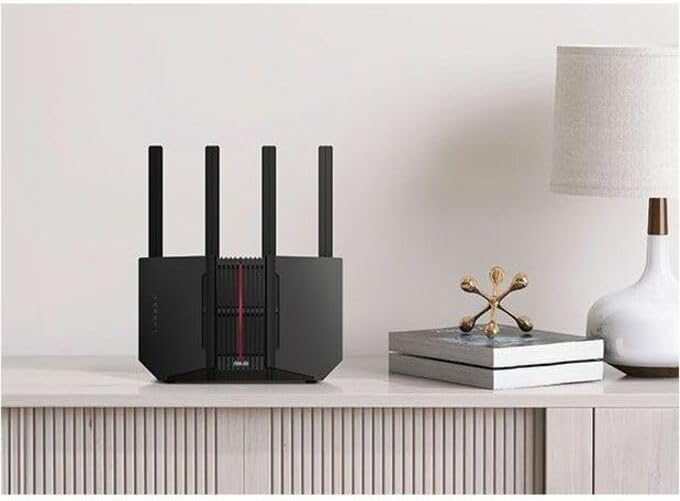 ASUS RT-BE92U WiFi 7 Router - Tri-Band (6GHz), 9.7 Gbps, x2 WAN, Mesh