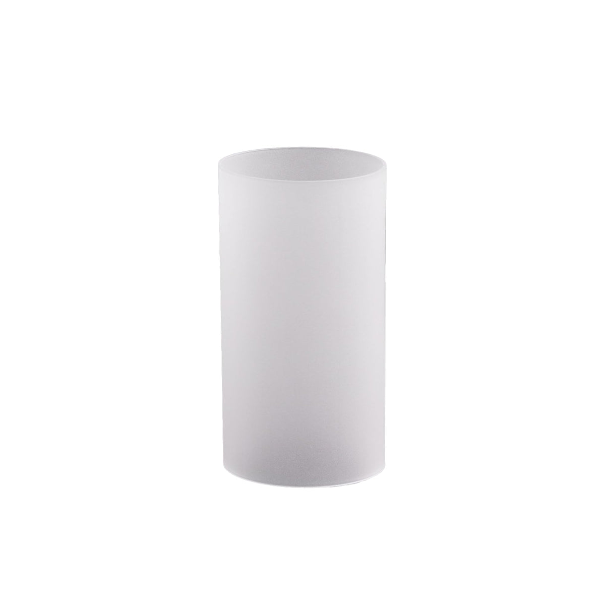 WGVI Hurricane Candle Holder Sleeve, W: 3", Ht: 14", Frosted Glass Cylinder Open Both Ends, Chimney Tube Shade, 12 Pieces