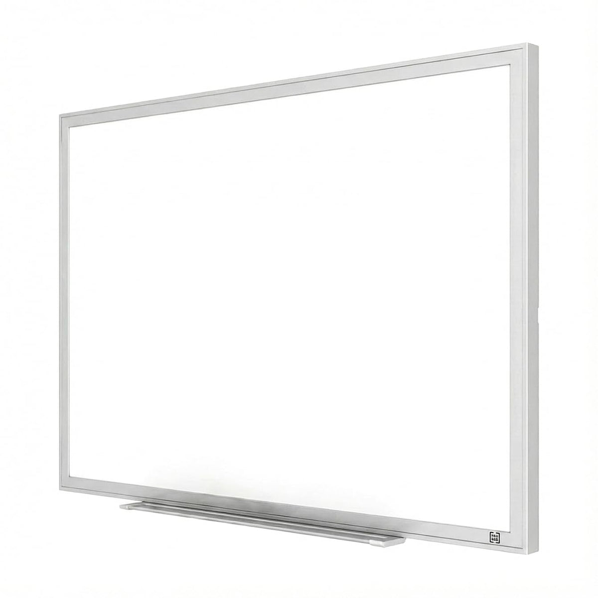 TRU RED Magnetic Steel Dry Erase Board, 5 ft x 3 ft, Black Frame