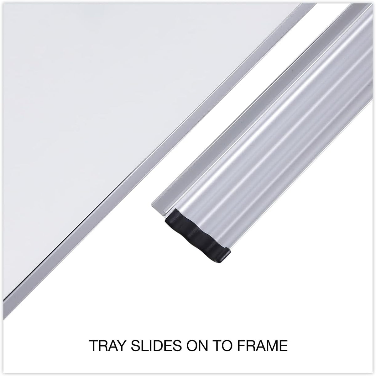 Universal 43627 Dry Erase Board, Melamine, 96 x 48, Satin-Finished Aluminum Frame