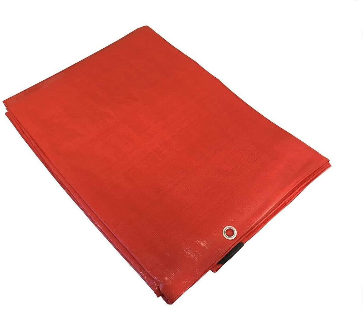 HD Reinforced 12 Mil Waterproof Premium Tarp (Red) (18'x20')