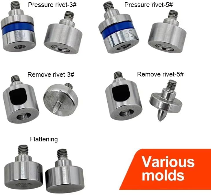 Aluminum Body Riveting Machine, Rivet Gun, PressureAdjustable,Self Piercing Rivet Gun (molds)