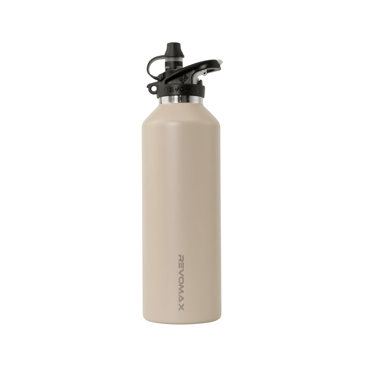 Revomax Titanium Series 20oz (592ml) Insulated Water Bottle, One-Hand Flash Release, Double Wall Vacuum Flask, 36H Cold 18H Hot, Leakproof, BPA Free, Lightweight for Gym, Travel, School - Oxidized