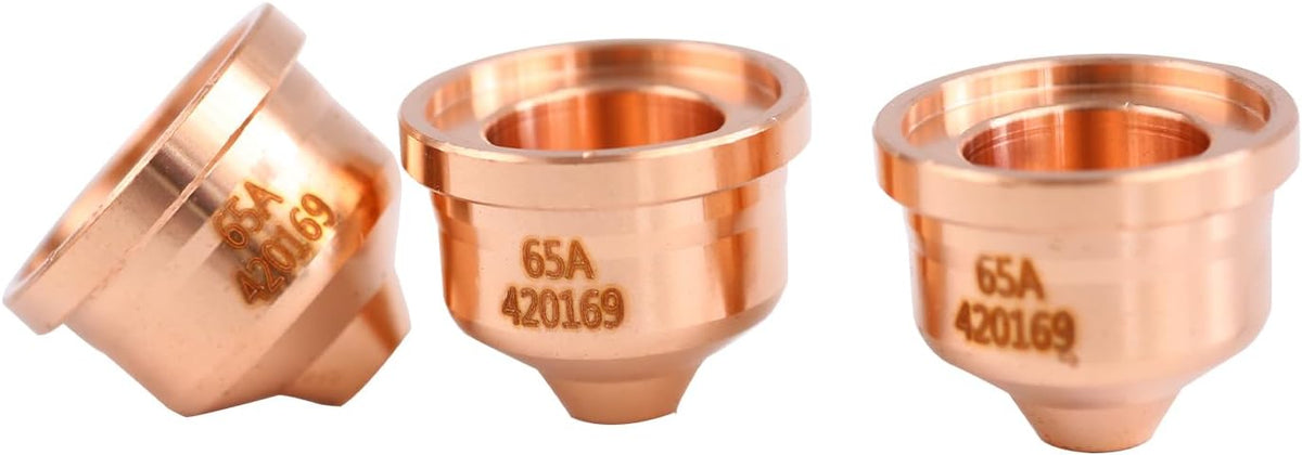 40pcs 420169 Nozzle Tips 65A Fit PMX125 Plasma Cutting Torch Consumables