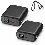 2 Pack 20000mAh Heated clothing Dedicated Battery pack,DC 7V/3A USB 5V/3A
