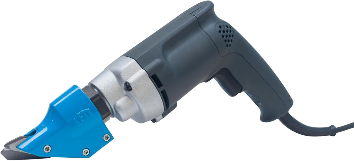 Kett P-2042 Pneumatic Straight Handle Sheet Metal Shear – 16 Gauge Steel Capacity, Variable Speed Air Tool for Steel & Stainless Metal Cutting