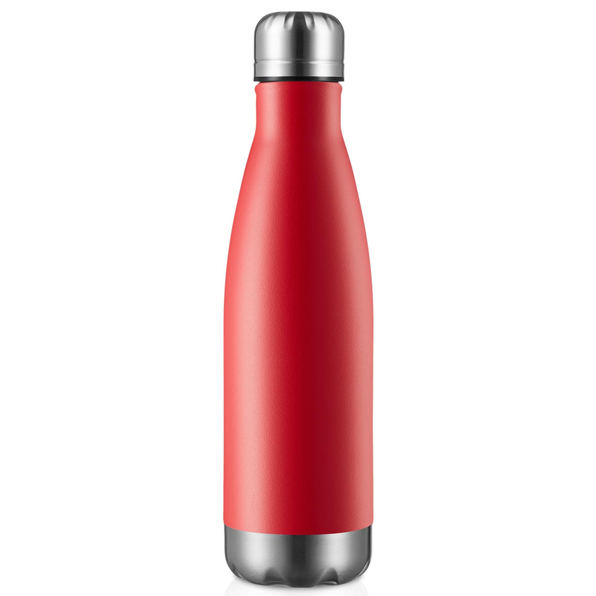 MEWAY 17oz Sport Water Bottle Vacuum Insulated Stainless Steel Sport Water Bottle Leak-Proof Double Wall Cola Shape Water Bottle,Keep Drinks Hot & Cold (colorful，12 Pack)