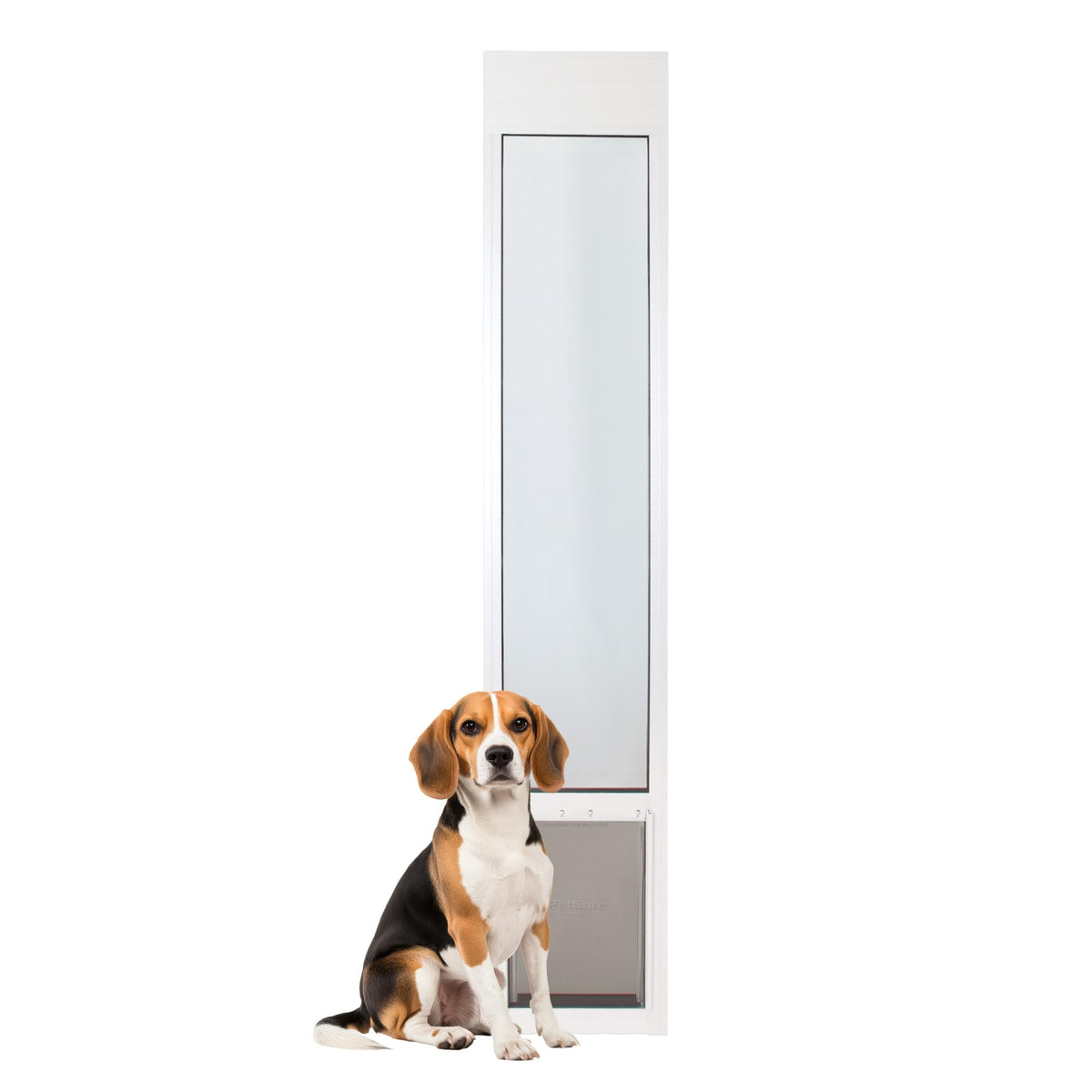 PetSafe Sliding Glass Pet Door, 1 Piece, Large-Tall Dogs to 130 lb, White