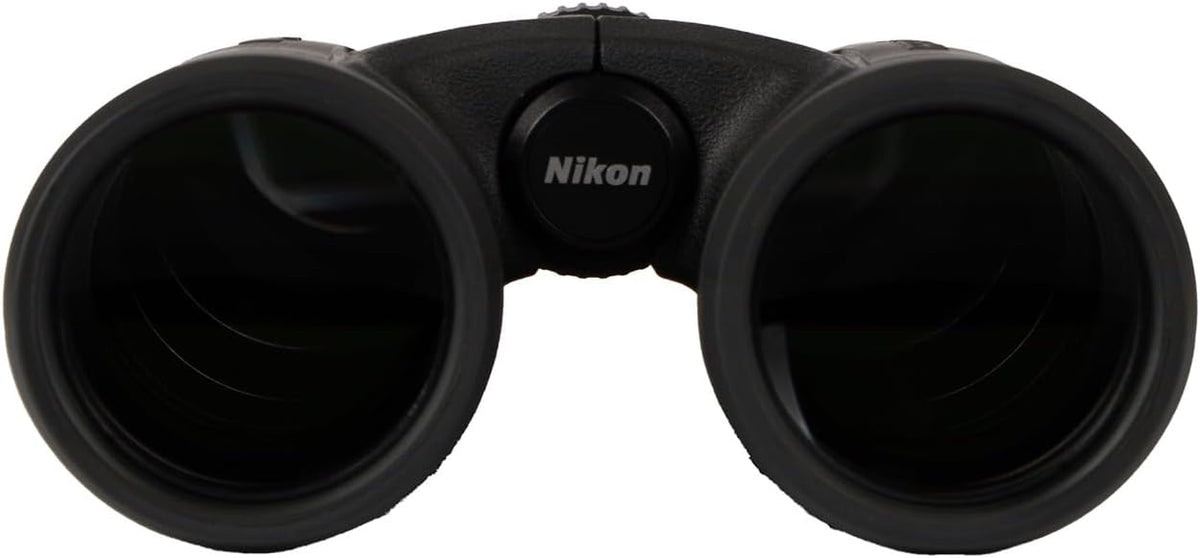 Nikon PROSTAFF P7 10x42 Binoculars | Waterproof Fogproof Design with 10x Magnification, Multilayer Coated Optics (16773) + Backpack + Flashlight + Cleaning Kit + Suspender Harness + 2 x Cap Keeper