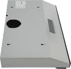 30inch Under Cabinet Range Hood, 900CFM Ducted/Ductless Stainless Steel Kitchen Vent Hood with 3-Speed Gesture Sensing&Touch Control, 2 LED Lights Time Setting Baffle Filters for Kitchens Restaurants