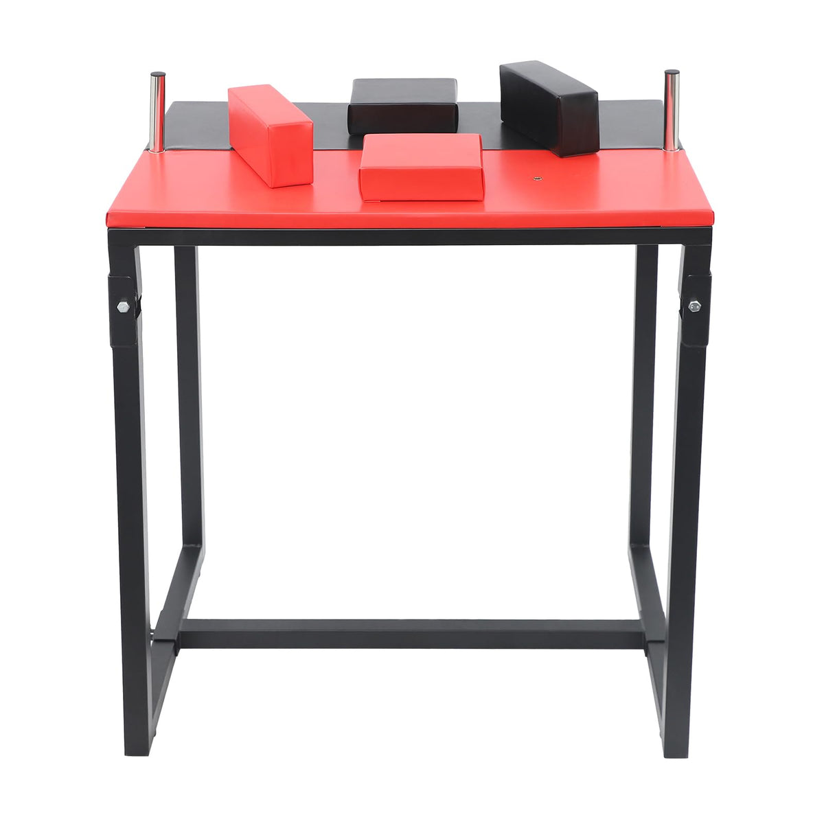 Arm Wrestling Table 39.3-Inch Professional Arm Wrestling Table with Elbow Pads & Forearm Pads Foldable Competition Training Equipment for Fitness Clubs, Homes, Offices