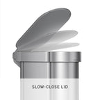 simplehuman 45 Liter / 12 Gallon Slim Hands-Free Kitchen Step Trash Can, Brushed Stainless Steel