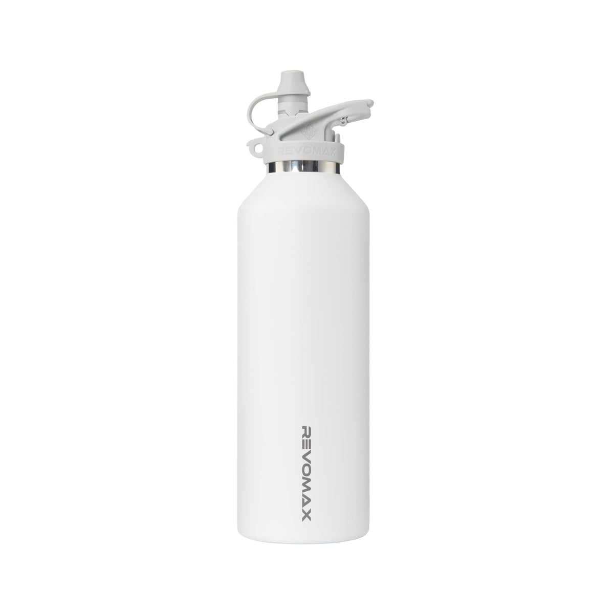 Revomax Titanium Series 20oz (592ml) Insulated Water Bottle, One-Hand Flash Release, Double Wall Vacuum Flask, 36H Cold 18H Hot, Leakproof, BPA Free, Lightweight for Gym, Travel, School - Oxidized