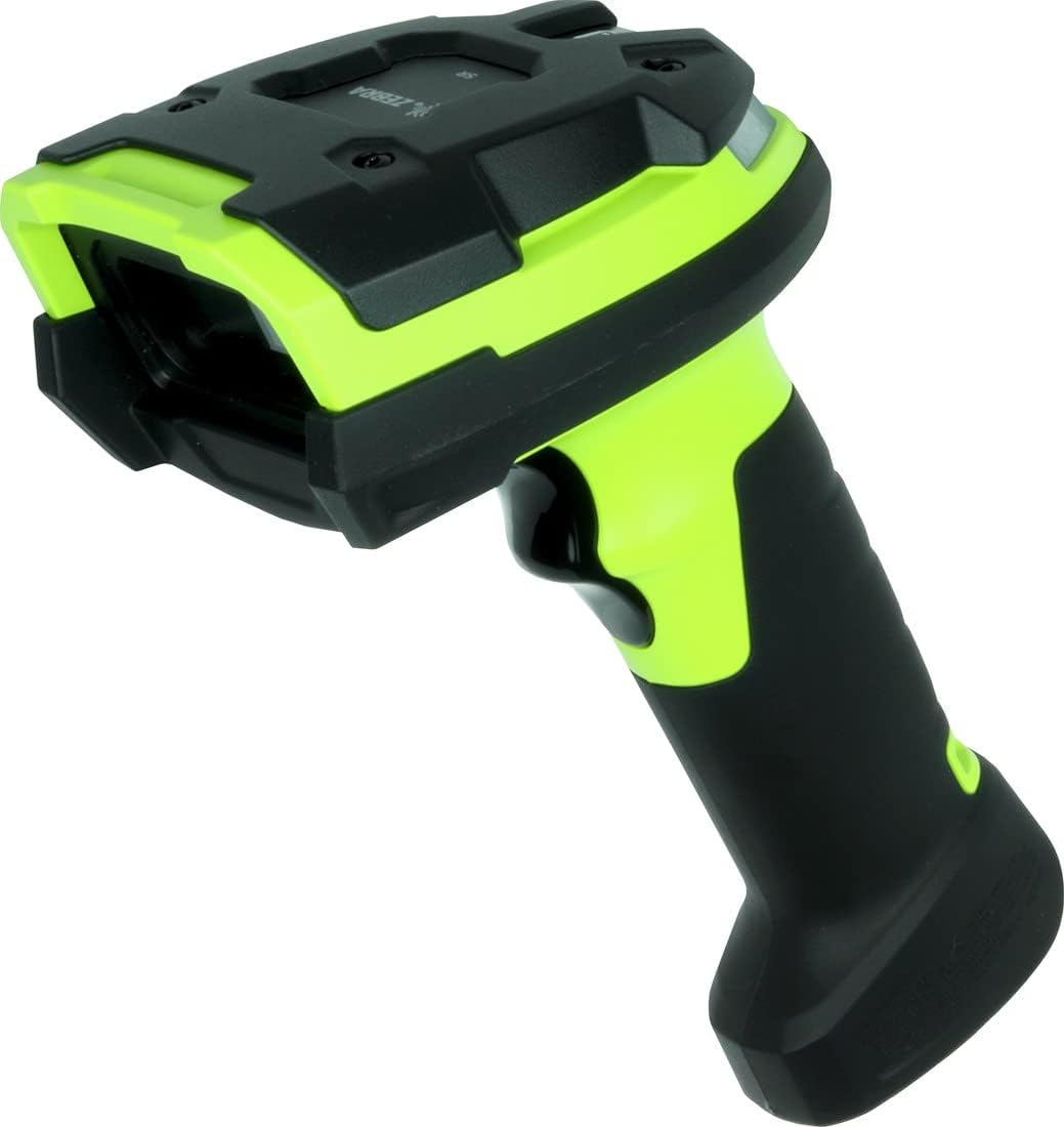 Zebra Enterprise LI3608-SR00003VZWW LI3608 Barcode Scanner, Standard Range 1D Linear Imager, Requires Cable, Vibration Motor, Industrial green (Renewed)