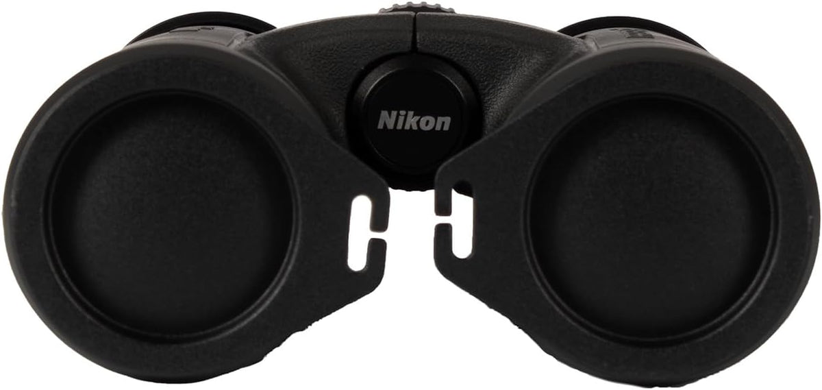 Nikon PROSTAFF P7 10x42 Binoculars | Waterproof Fogproof Design with 10x Magnification, Multilayer Coated Optics (16773) + Backpack + Flashlight + Cleaning Kit + Suspender Harness + 2 x Cap Keeper