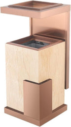 Outdoor Standing Ashtray Hotel Lobby Marble Trash Can With Ashtray(C)