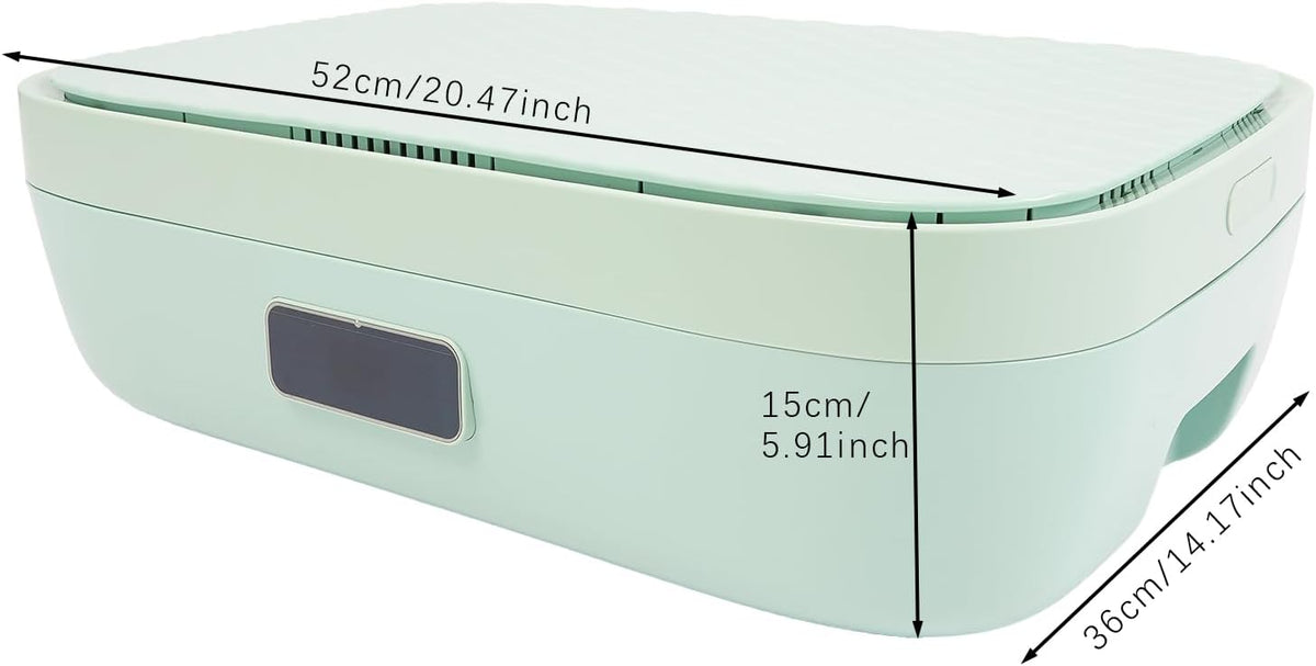 Portable Clothes Dryer, Foldable Electric Drying Machine, 600W Fast Dry with 360° Hot Air Circulation, Smart Timer Temp Control, Quiet 45dB, for Apartment, RV, Dorm
