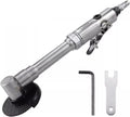 3 Inch Pneumatic Angle Grinder, Long Handle Pneumatic Cut-Off Tool, 18000 Rpm Cutting Machine Air Cut-Off Tool Extended Cutting Tool, 1/4 Inch Air Inlet