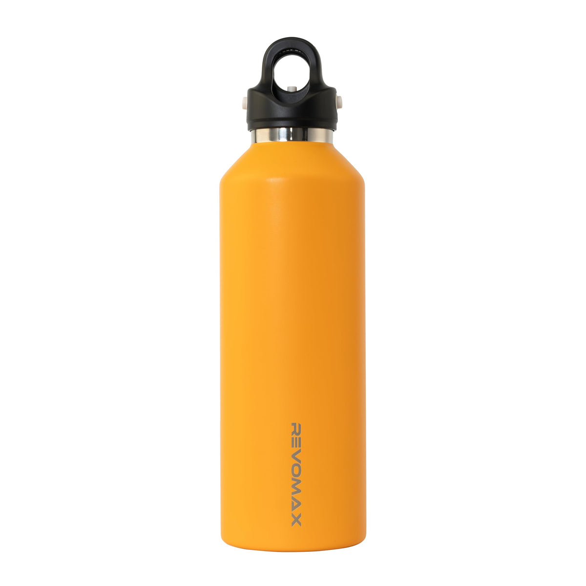 Revomax Titanium Series 20oz (592ml) Insulated Water Bottle, One-Hand Flash Release, Double Wall Vacuum Flask, 36H Cold 18H Hot, Leakproof, BPA Free, Lightweight for Gym, Travel, School - Oxidized