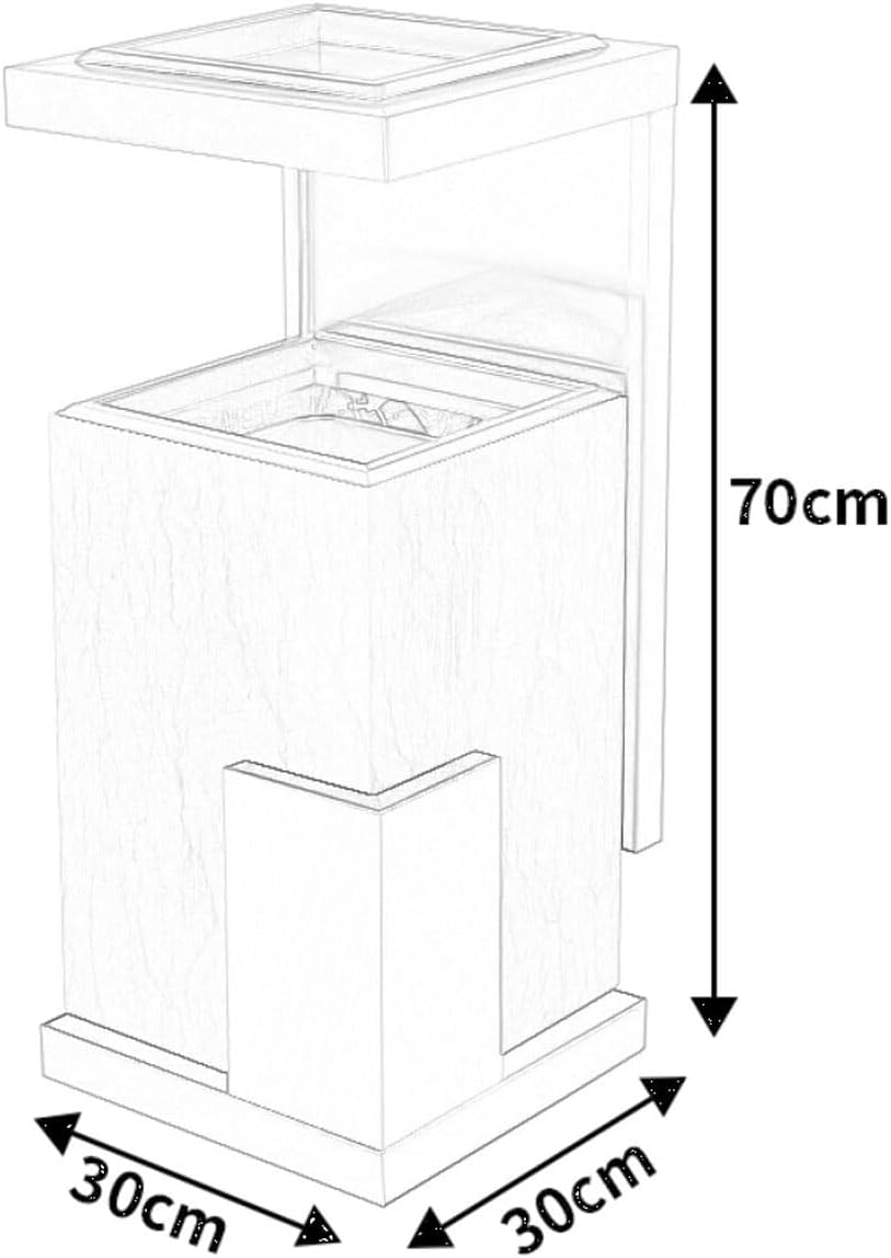 Outdoor Standing Ashtray Hotel Lobby Marble Trash Can With Ashtray(G)