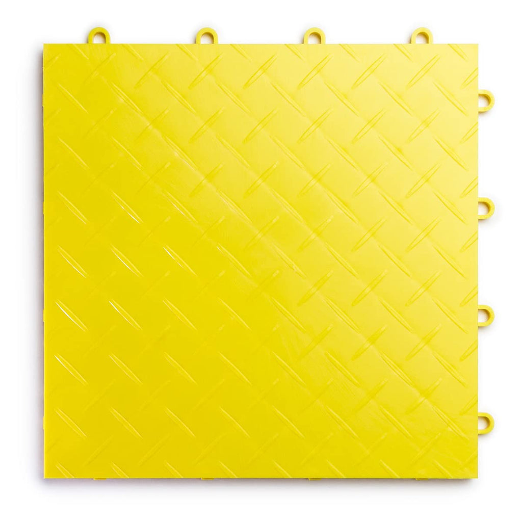 SnapLock RaceDeck Diamond 12"x12" Interlocking Garage Tiles, 24pk, Graphite