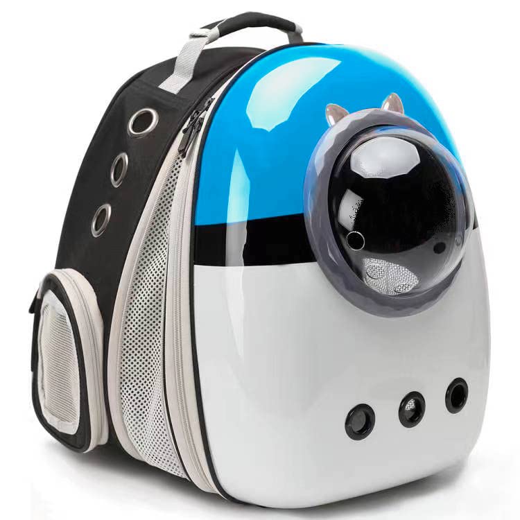 Expandable Cat Carrier Backpack with Catnip Toys, Backpack for Cats Kitten Small Puppy, Airline Approved Cat Bubble Backpack, Space Capsule Astronaut Carrier… (RED BP&Toy, Back Extension)