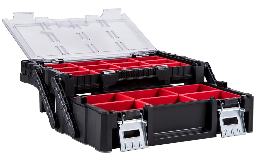 Keter Stack N Rolling Tool Box Modular Storage System 3 Piece