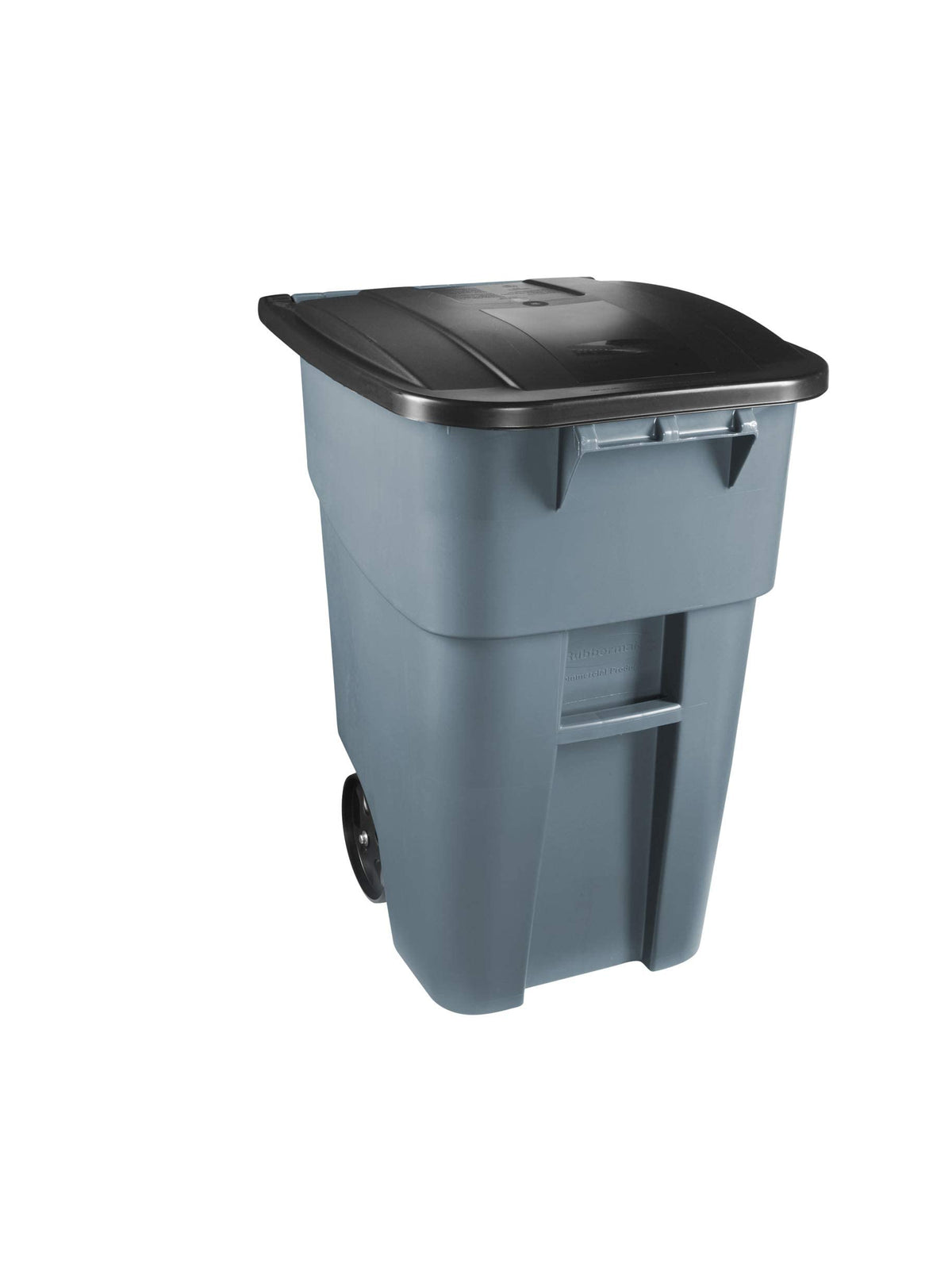 Rubbermaid Commercial Products Brute Rollout Trash Can, Gray, 65-Gallon