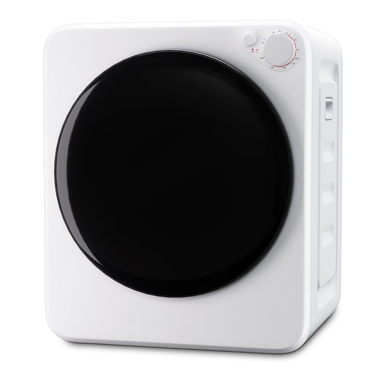 1.6 Cu.Ft Portable Clothes Dryer, 800W Fast Drying Front Load Laundry Dryer with 5 Mode, Mini Electric Clothing Dryer with Stainless Steel Tub, Compact Machine for Apartment, Home, Dorm
