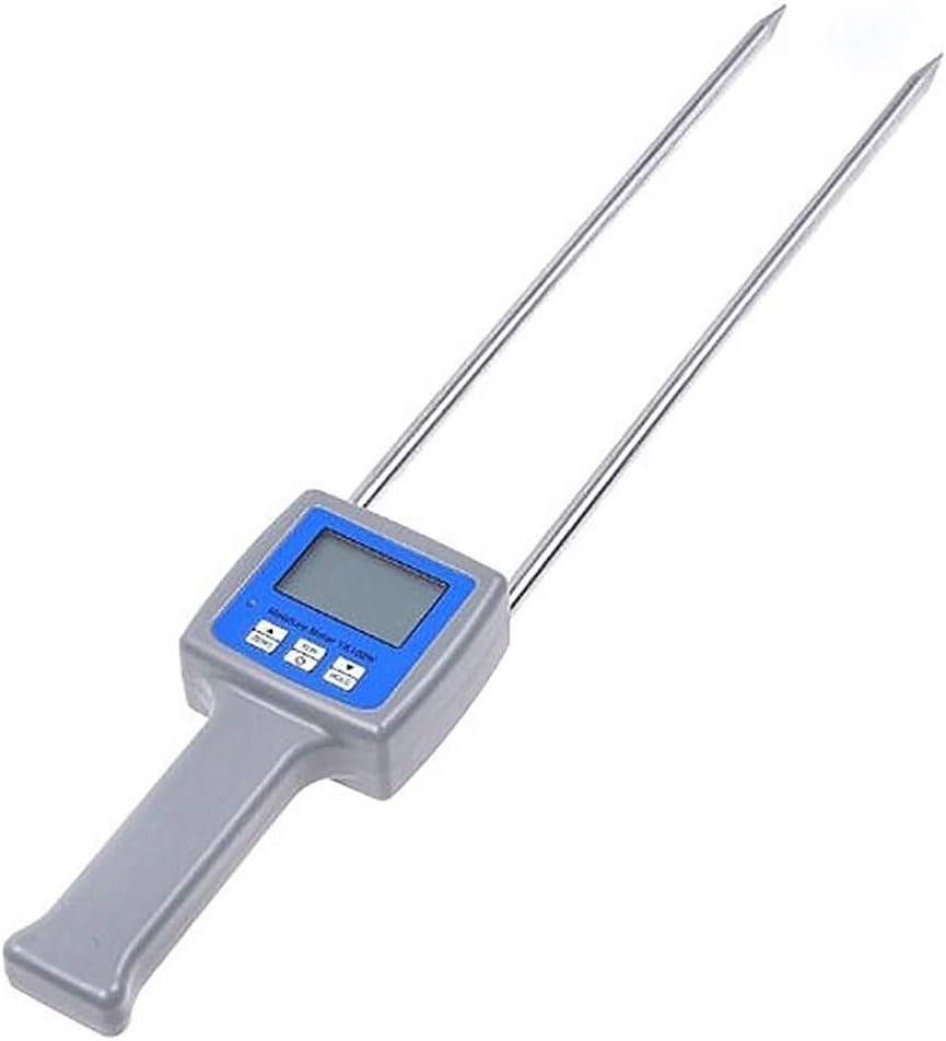 ATO Digital Wood Sawdust Moisture Meter, Pin Type, LCD Display, Measuring Range 0-80%, for Sawdust and Bamboo Powder