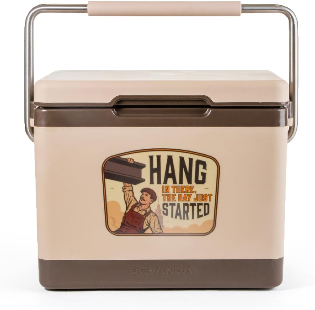 Bevanda - 10qt Verge Insulated Lunch Box - Durable Cooler with Magnetic Ice Packs - Hard Shell Cooler for Jobsite & All Day Temperature Control