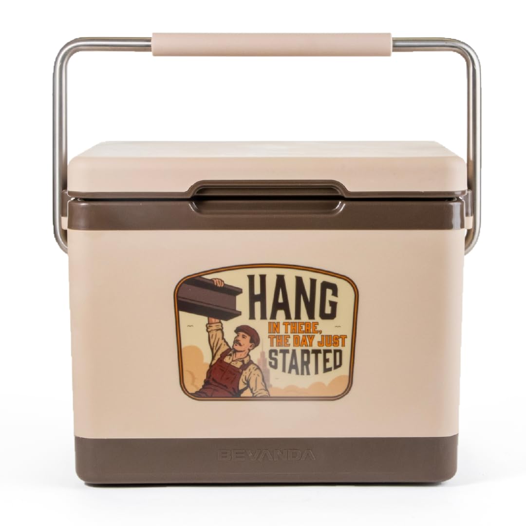 Bevanda - 10qt Verge Insulated Lunch Box - Durable Cooler with Magnetic Ice Packs - Hard Shell Cooler for Jobsite & All Day Temperature Control
