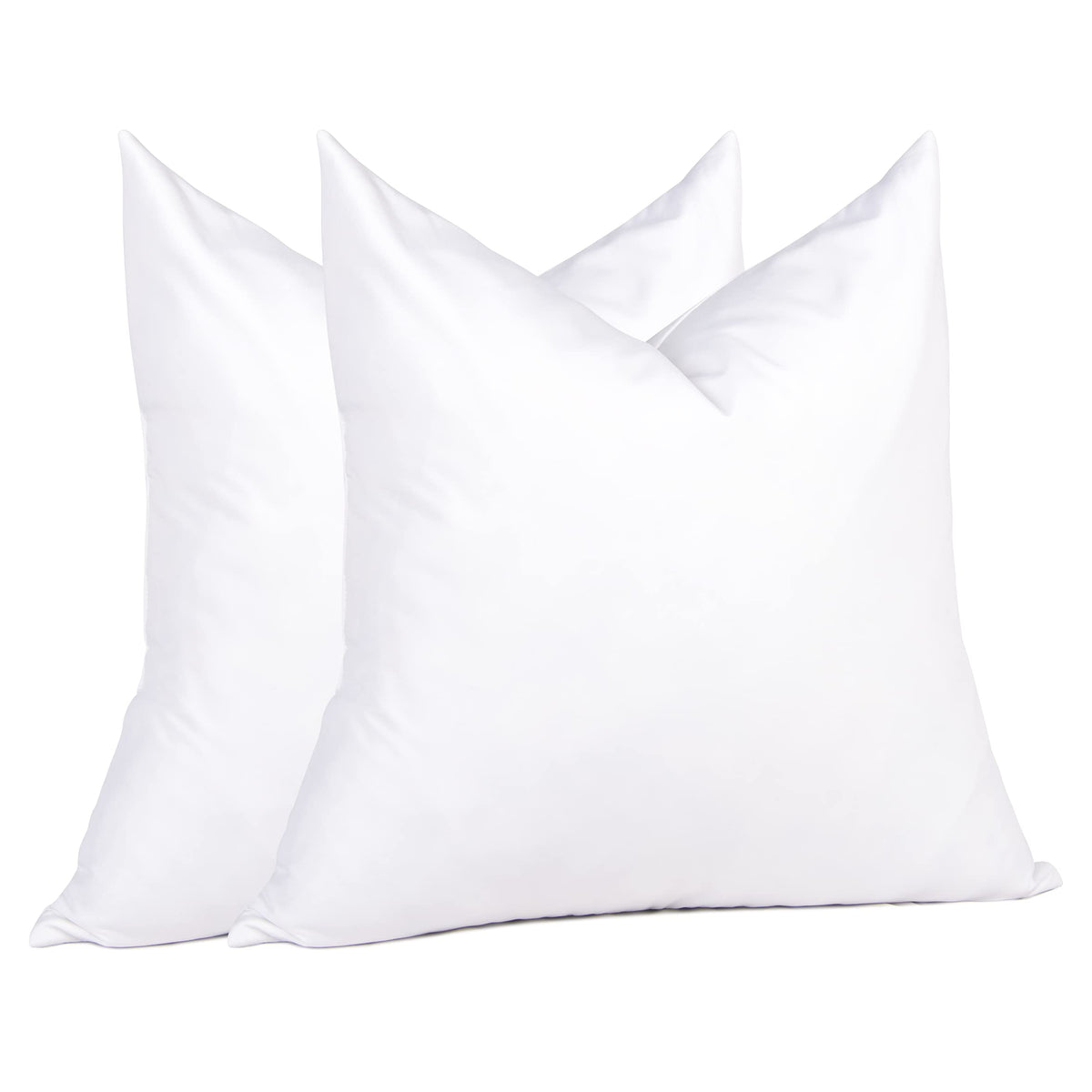 puredown® 24x24 Feather Down Pillow Inserts, Set of 4 Throw Pillow Inserts for Decorative Throw Pillow, Bed, Couch and Home Decor