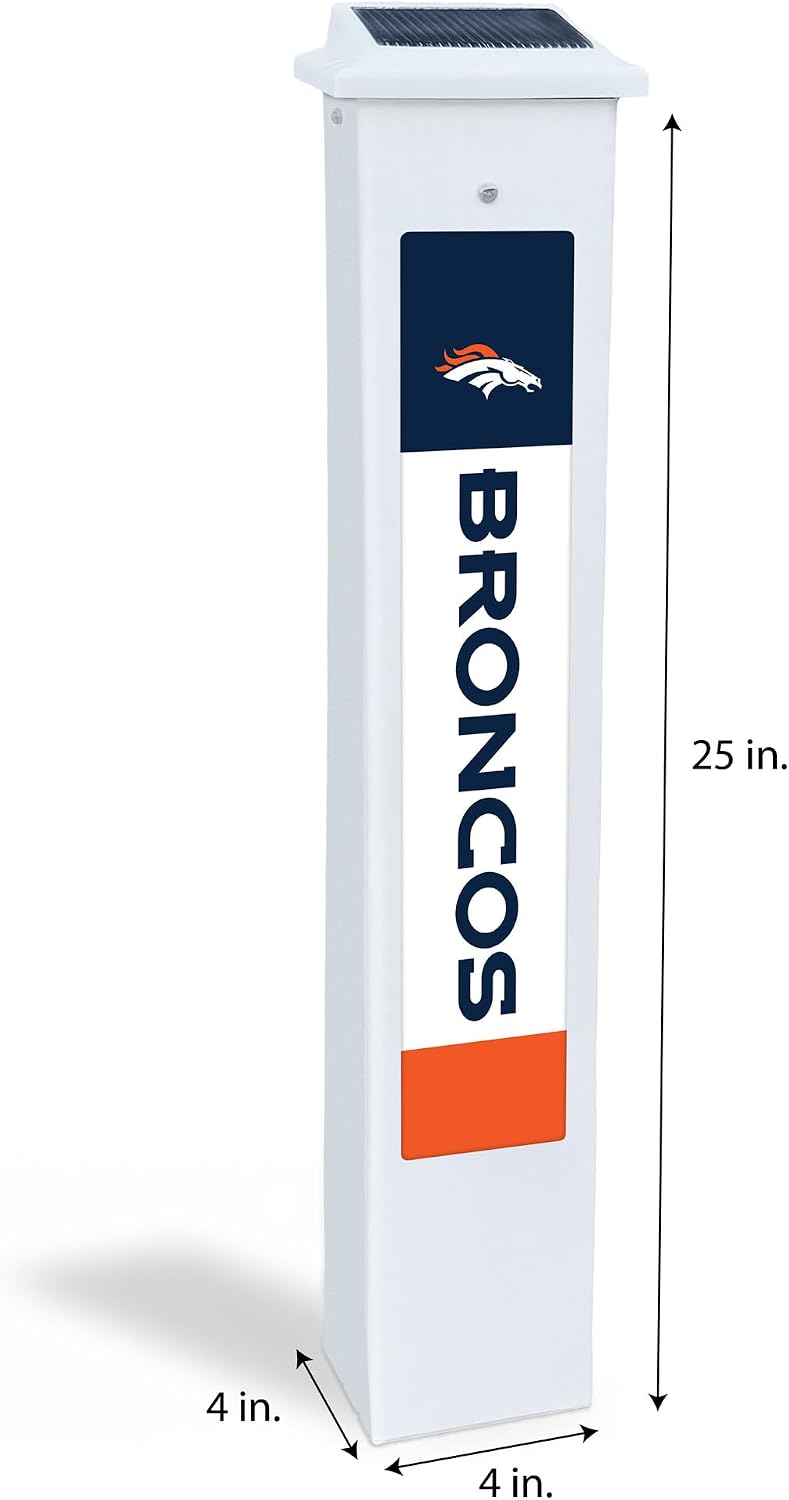Fan Creations NFL 25" Solar Light Glow Post
