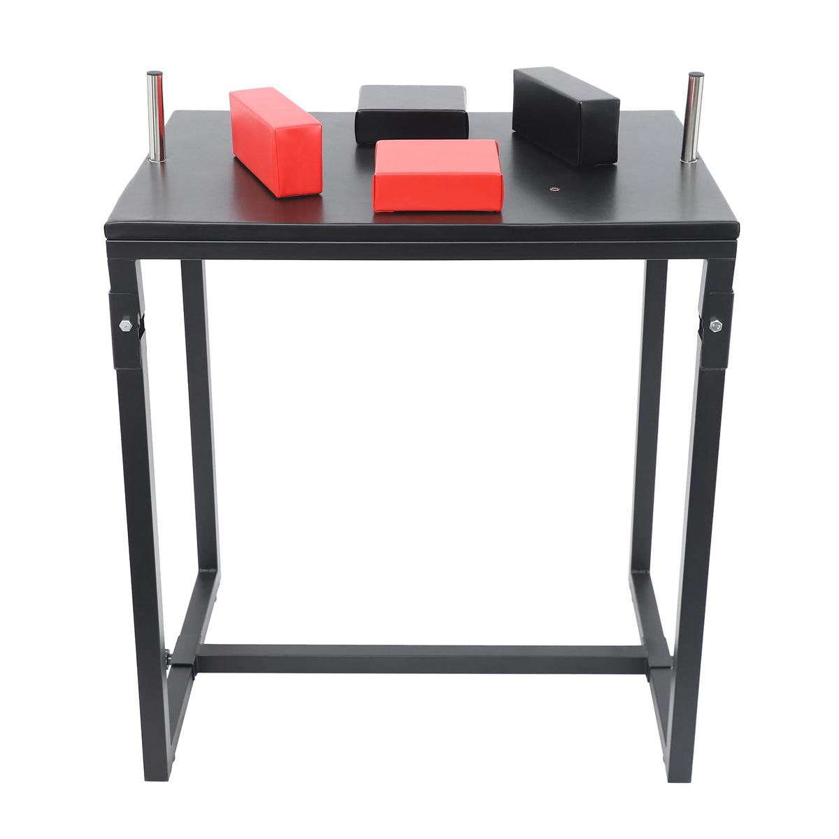 Arm Wrestling Table 39.3-Inch Professional Arm Wrestling Table with Elbow Pads & Forearm Pads Foldable Competition Training Equipment for Fitness Clubs, Homes, Offices