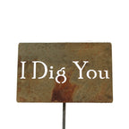 Funny Garden Stake 20 to 33 Inches Tall (No Pesticides Please, XL 33" Tall)