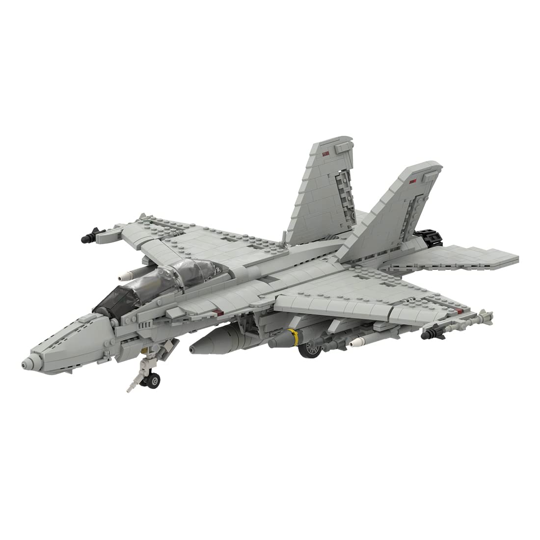 FunXylophy F-16C Fighter Jet Building Block Set, Military Army Airplane Building Bricks, Airplane Jet Model Collection Gift for Military Enthusiasts(1101PCS)