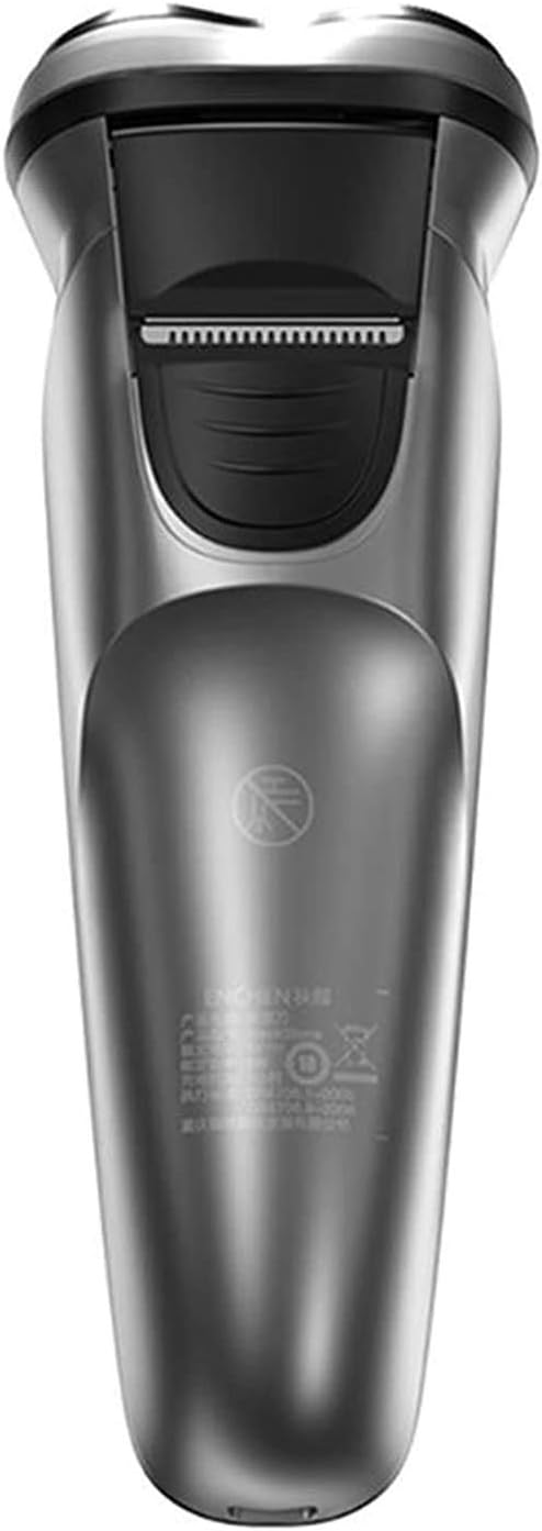 Mens Electric Razor，Wet & Dry Rotary Waterproof Rotary Shaver Suitable for Middle-Aged and Elderly People Mens Grooming Kit Rechargeable Shaving Knife，Black