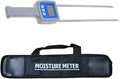 ATO Digital Wood Sawdust Moisture Meter, Pin Type, LCD Display, Measuring Range 0-80%, for Sawdust and Bamboo Powder